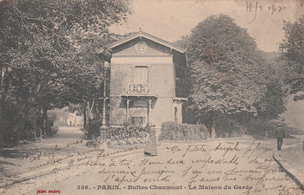 Paris - Buttes Chaumont - La Maison du Garde (1903) (précurseur).jpg