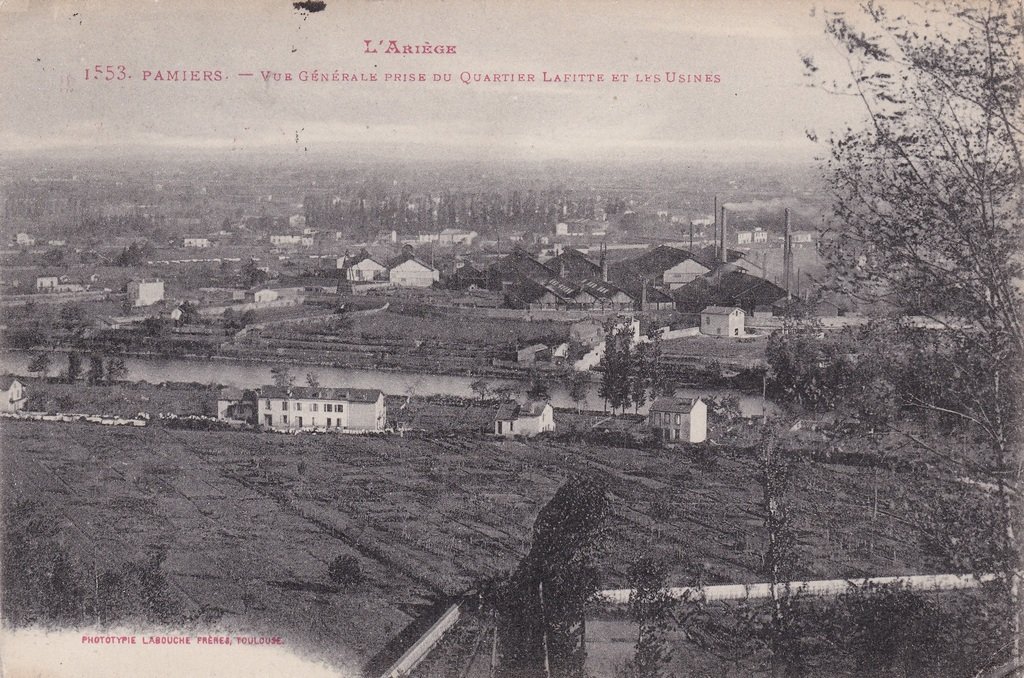 Pamiers- Vue générale prise du Quartier Lafitte et les Usines.jpg