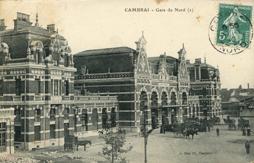 59-Cambrai - Gare du Nord - 1 - A Beal fils Cambrai.jpg