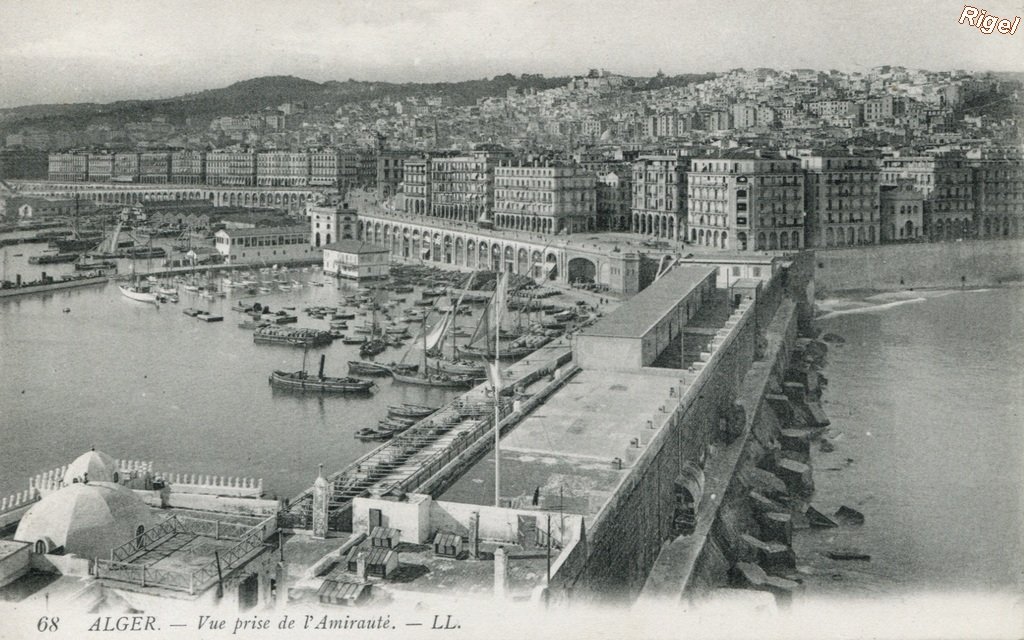 99-Algérie - Alger - Vue prise de l'Amirauté - 68 LL.jpg