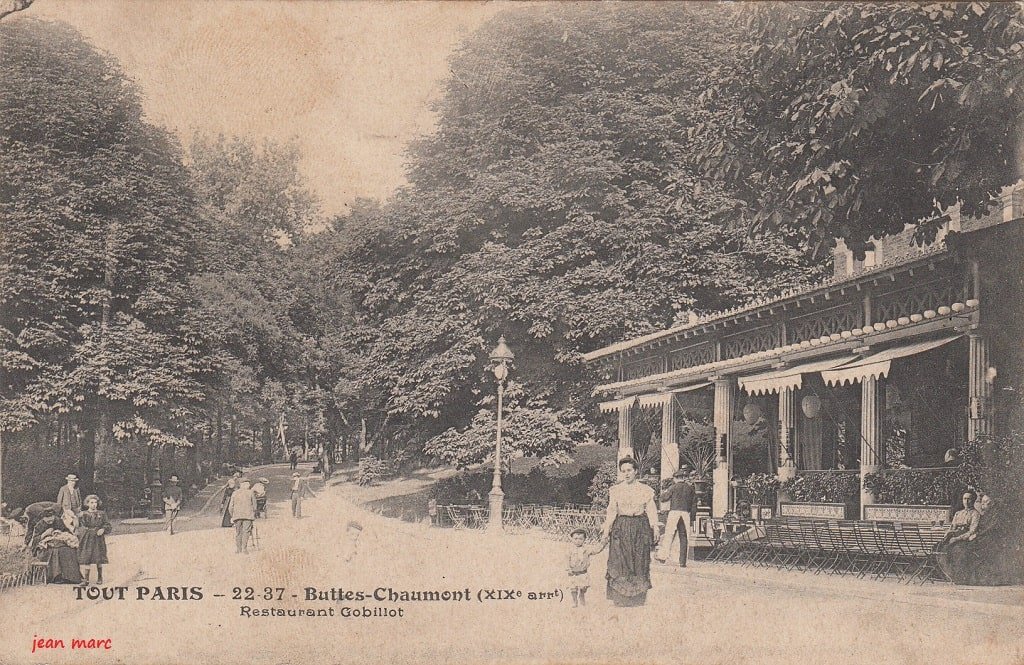 Buttes Chaumont - Restaurant Gobillot (1910).jpg