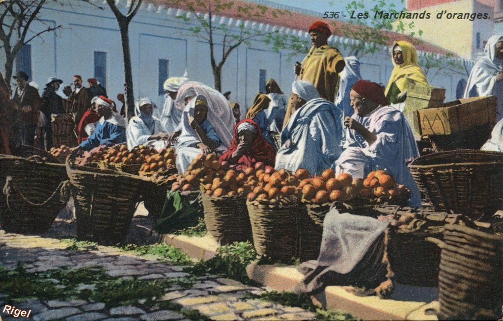 99-Tunisie- Les Marchands d'Oranges - 536 - Lehnert Landrock Phot Tunis.jpg