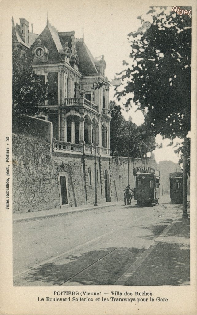 Poitiers - Villa Roches - Boulevard Solférino - Tramways.jpg