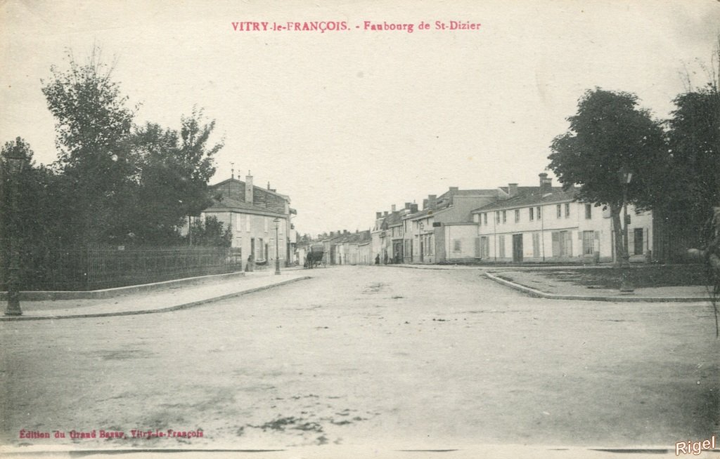 51-Vitry-le-Francois - Faubourg de St-Dizier - Edition du Grand Bazar.jpg