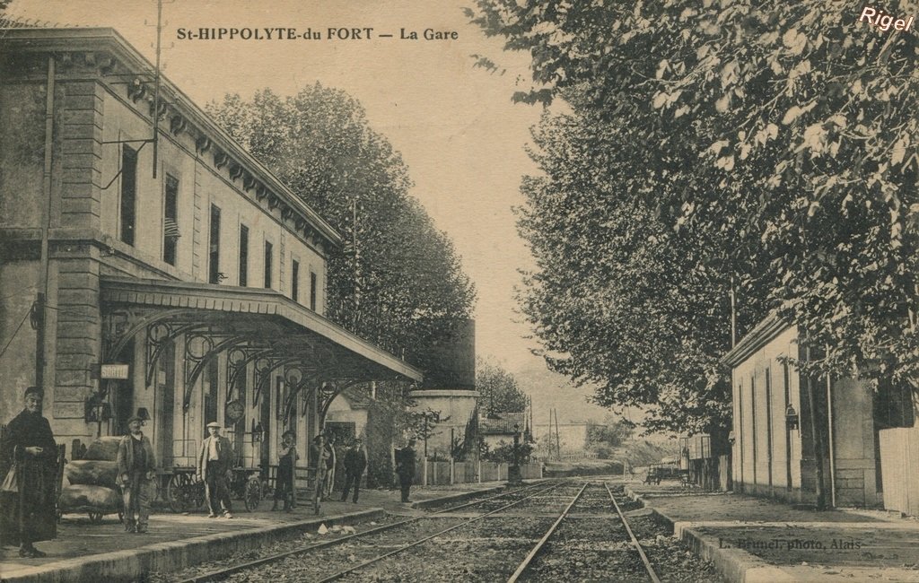 30-St-Hippolyte-du-Fort - La Gare - L. Brunel, photo, Alais.jpg