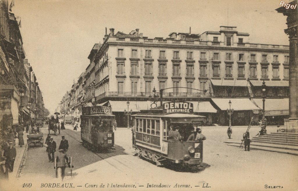 33-Bordeaux - Cours de l'Intendance - Intendance Avenue - 169 LL Selecta.jpg