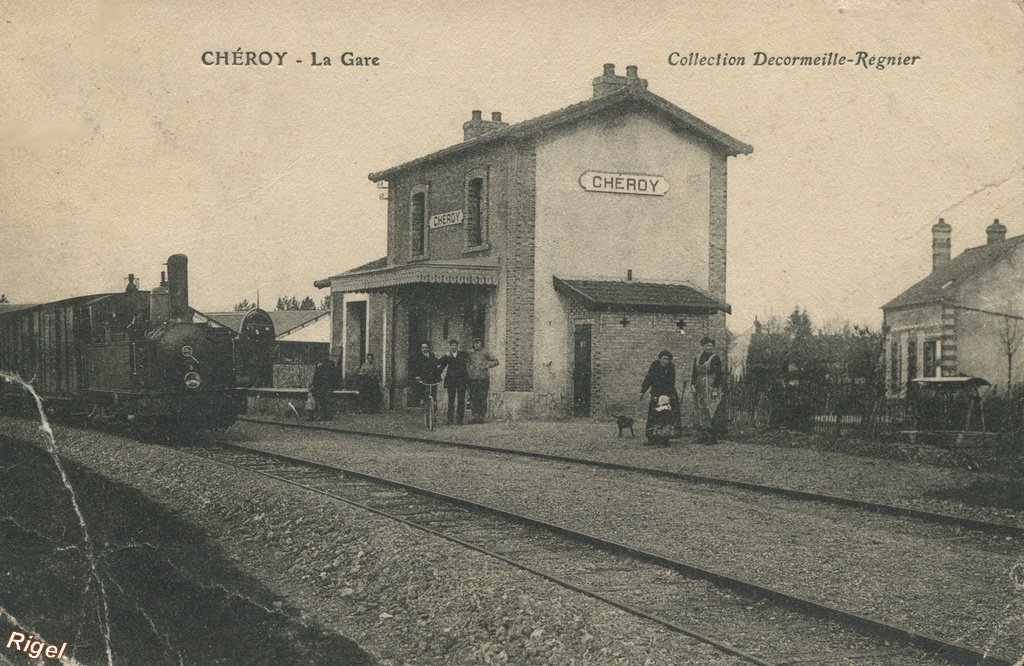 89-Cheroy - La Gare - Collection Decormeille-Regnier.jpg