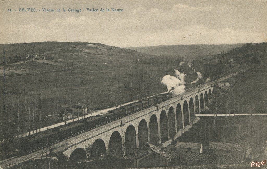 24-Belvès - Viaduc de la Grange - Vallée de la Nauze - 23 cliché AC Collection Carcenac.jpg