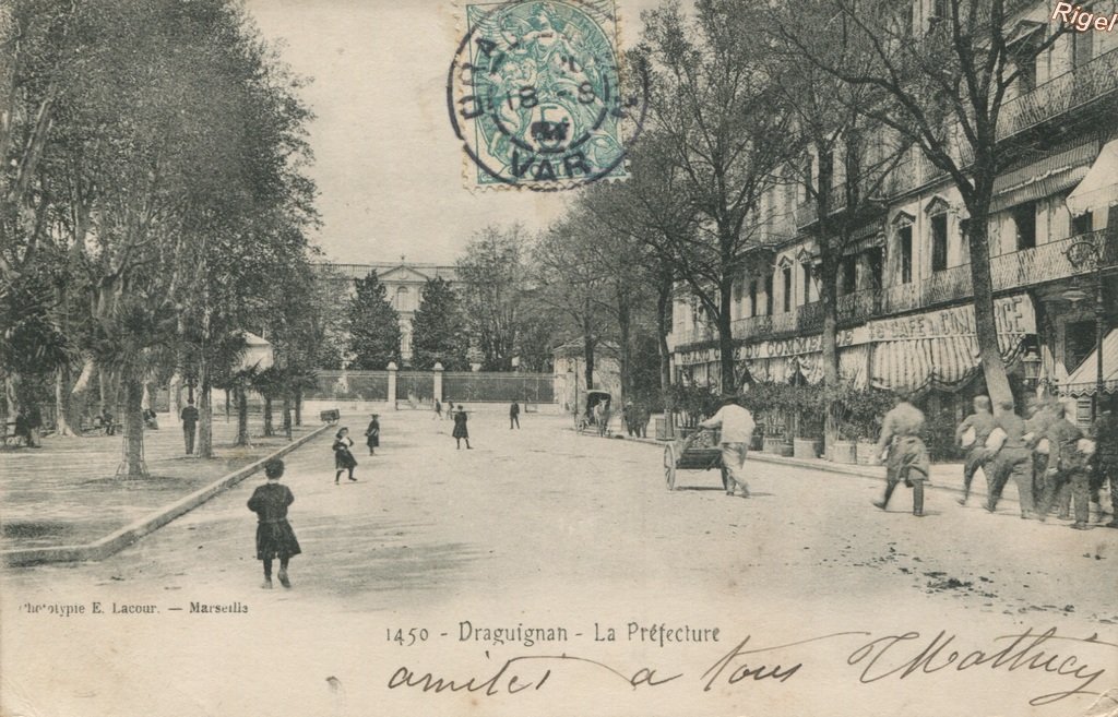 83-Draguignan - La Préfecture - 1450 Lacour.jpg