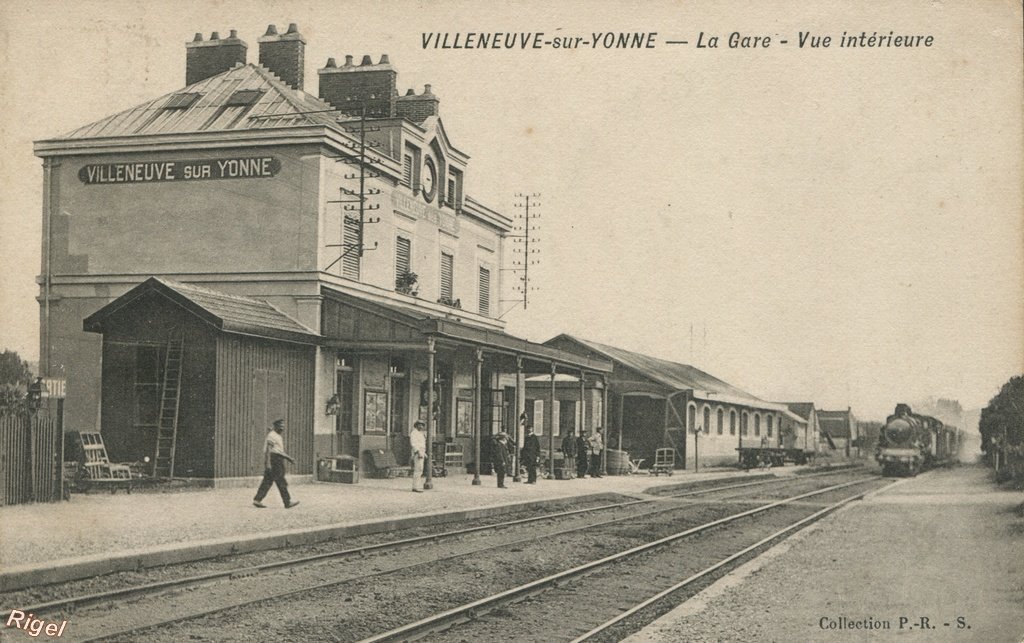 89-Villeneuve-sur-Yonne - La Gare - Vue Intérieure - Collection P-R- S.jpg