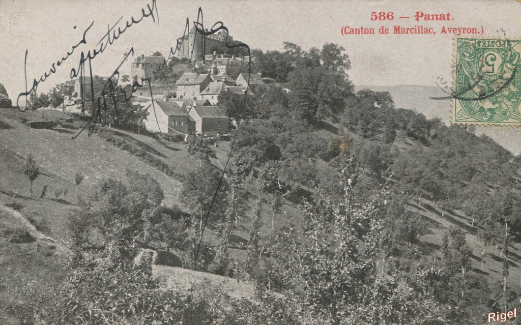 12-Clairvaux d'Aveyron - Panat - Canton de Marcillac Aveyron - E Carrere Imp-Edit Rodez.jpg