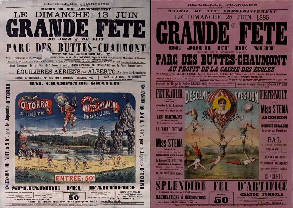 01 Affiche Fête aux Buttes Chaumont 13 juin 1886 et 28 juin 1885.jpg