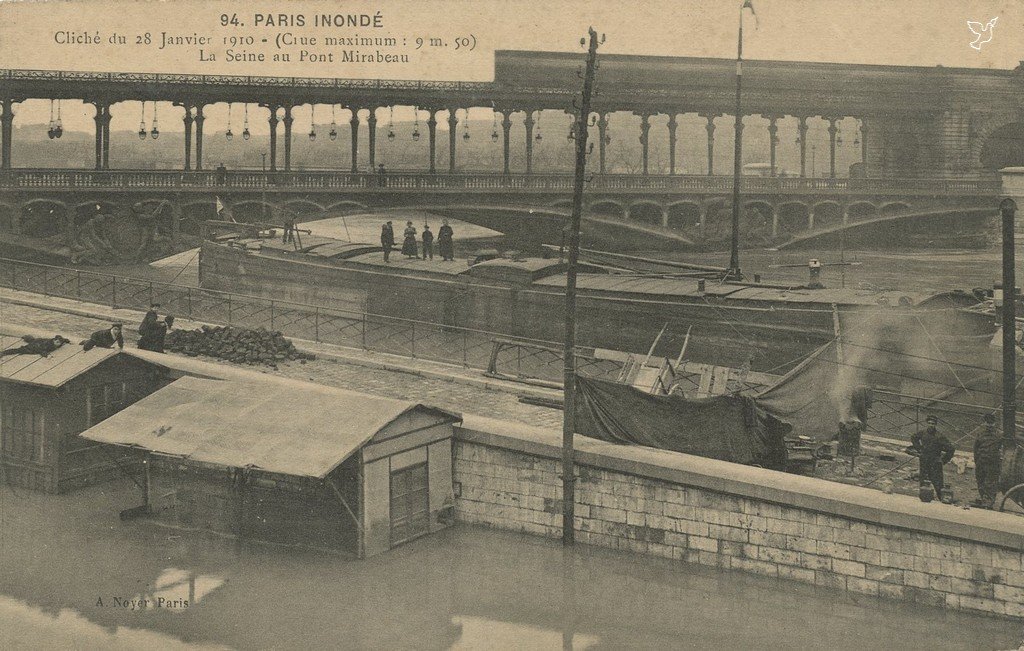 Z - A. Noyer - 94 - La Seine au Pont Mirabeau.jpg