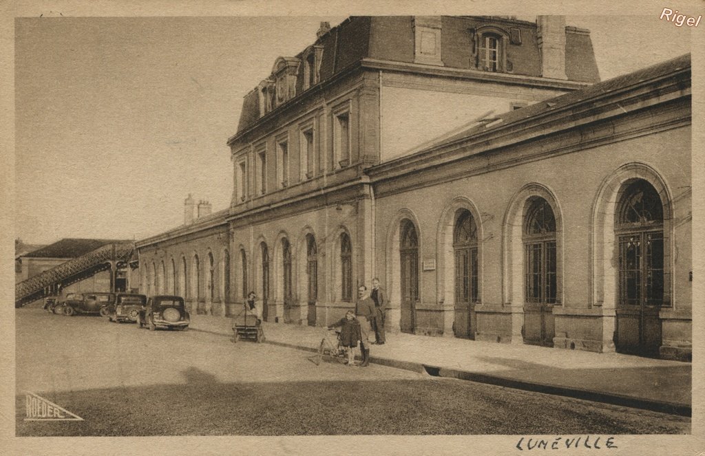 54-Luneville - La Gare - 1127 Les Editions d'Art V Roeder.jpg