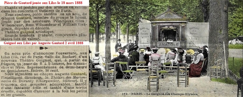 01 Ouverture d'un théâtre Guignol aux Lilas auguste Gautard - Le Guignol Anatole repris par Gautard.jpg