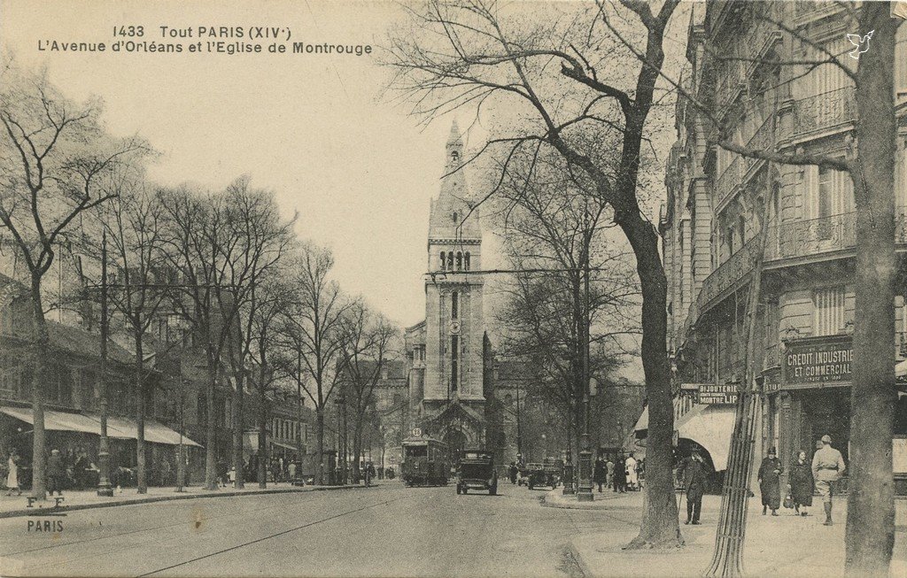 Z - 1433 - L'avenue d'Orléans et l'église de Montrouge.jpg