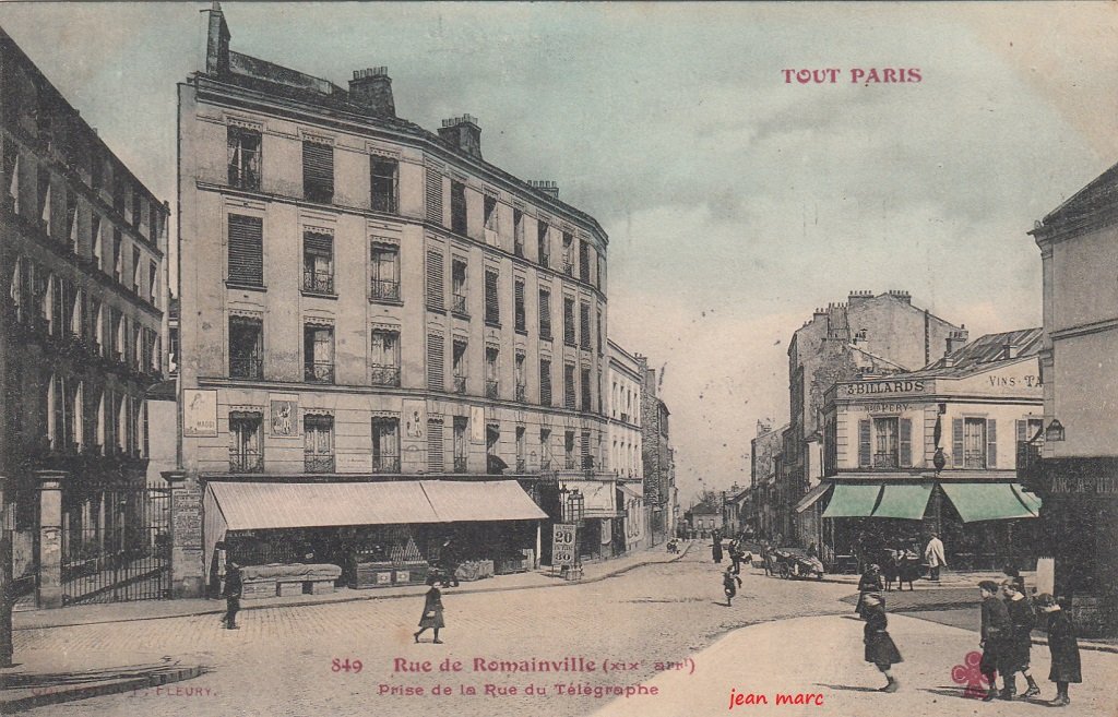 Paris XIXème - Rue de Romainville (1906) Tout Paris 849.jpg