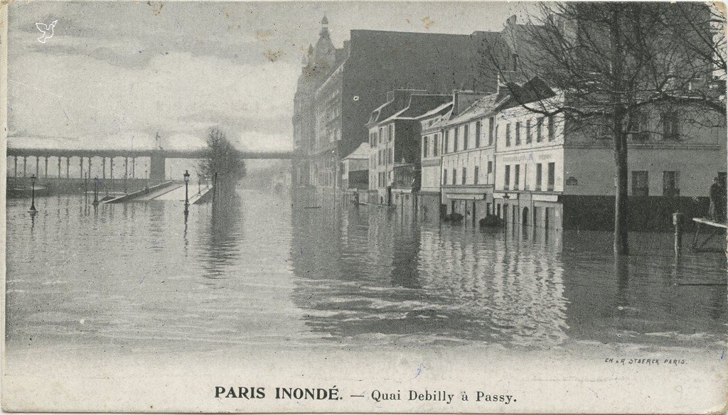 Z - CH & R. STAERCK - PARIS INONDÉ - Quai Debilly à Passy.jpg