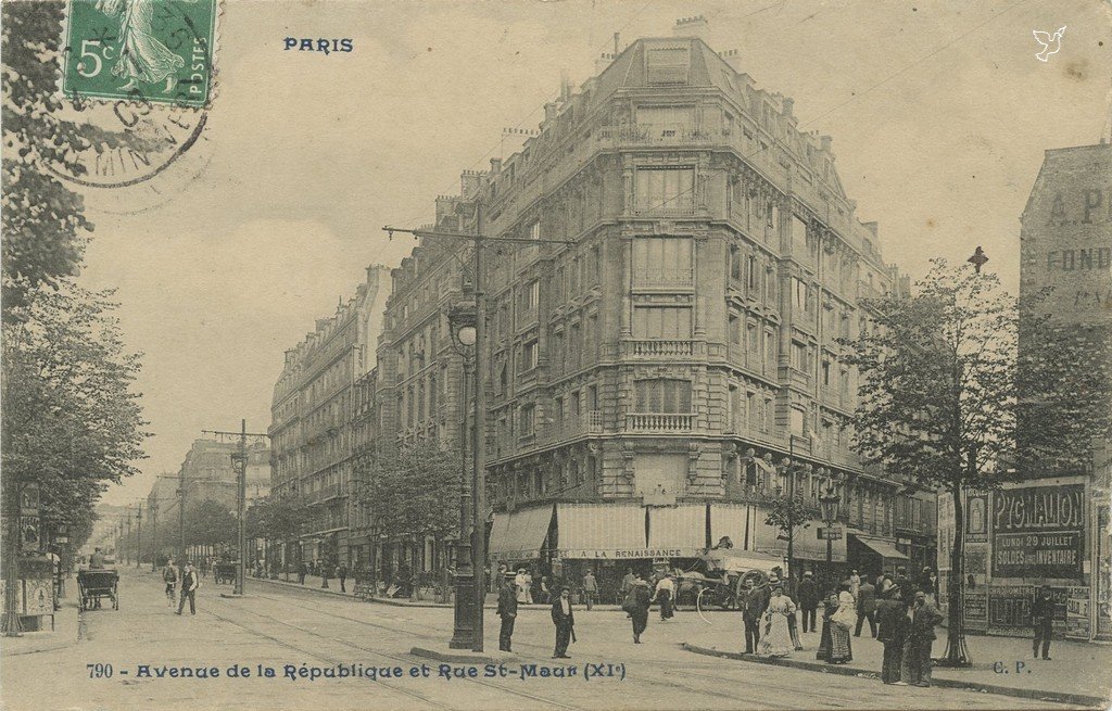 Z - RUE SAINT MAUR - CP 790.jpg