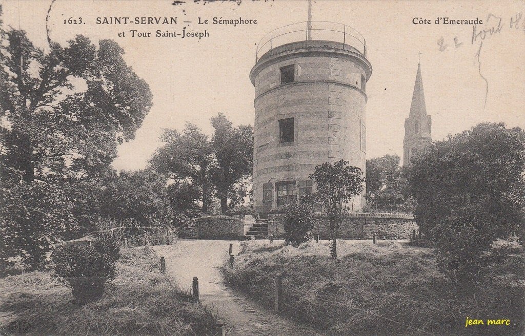 Saint-Servan - Le Sémaphore et Tour Saint-Joseph (1908).jpg
