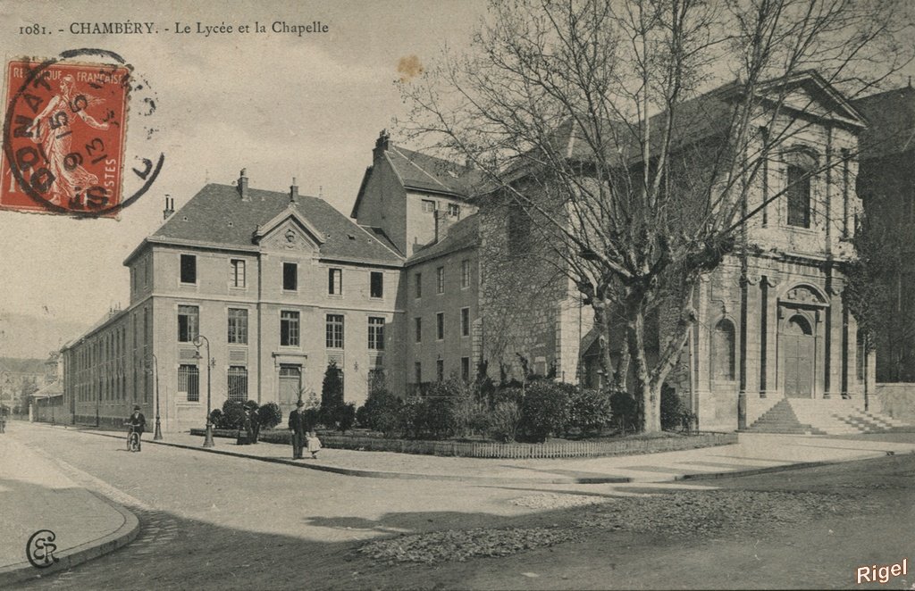 73-Chambéry - Le Lycée et la Chapelle - 1081 CER.jpg