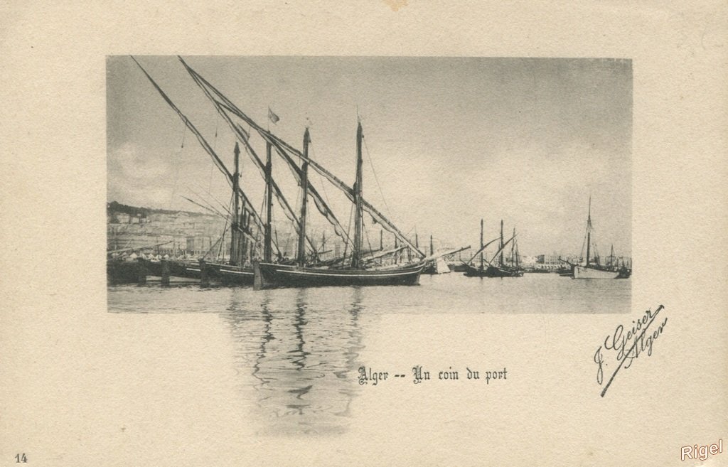 99-Alger - Un Coin du Port - 14 J Geiser.jpg