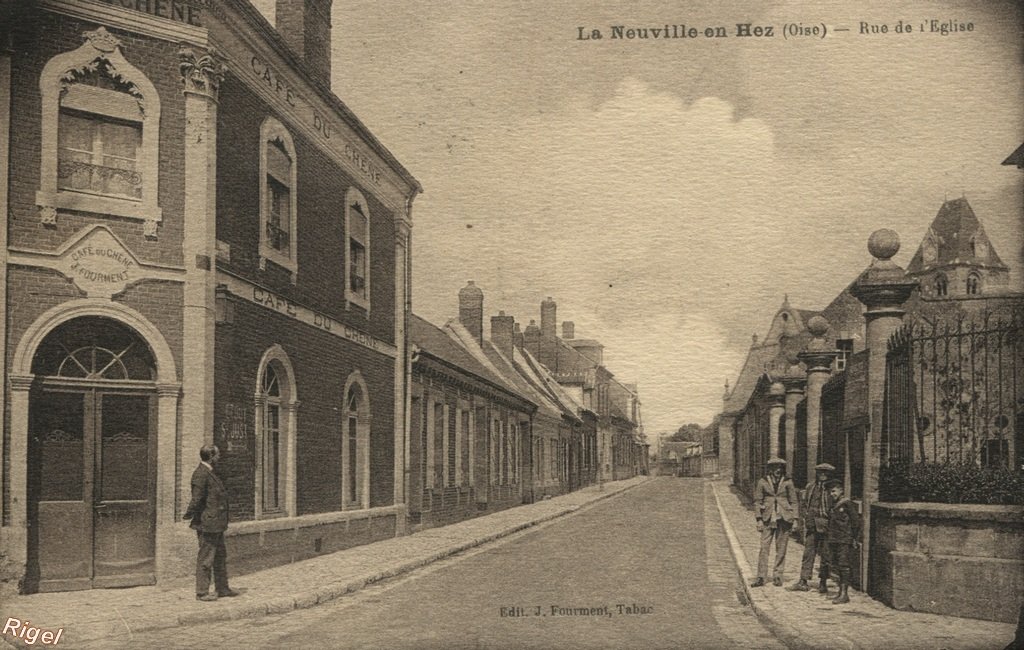 60-La-Neuville-en-Hez - Rue de l'Eglise - Edit J Fourment Tabac.jpg