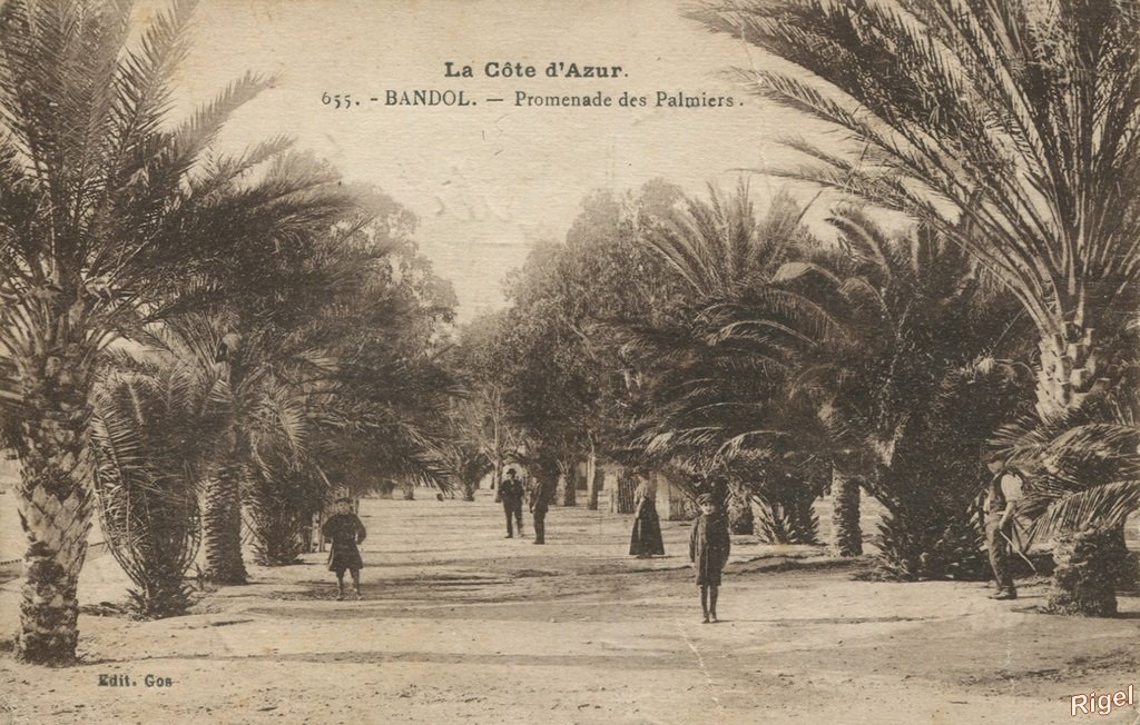83-Bandol - Promenade des palmiers - 655 Edit Gos.jpg