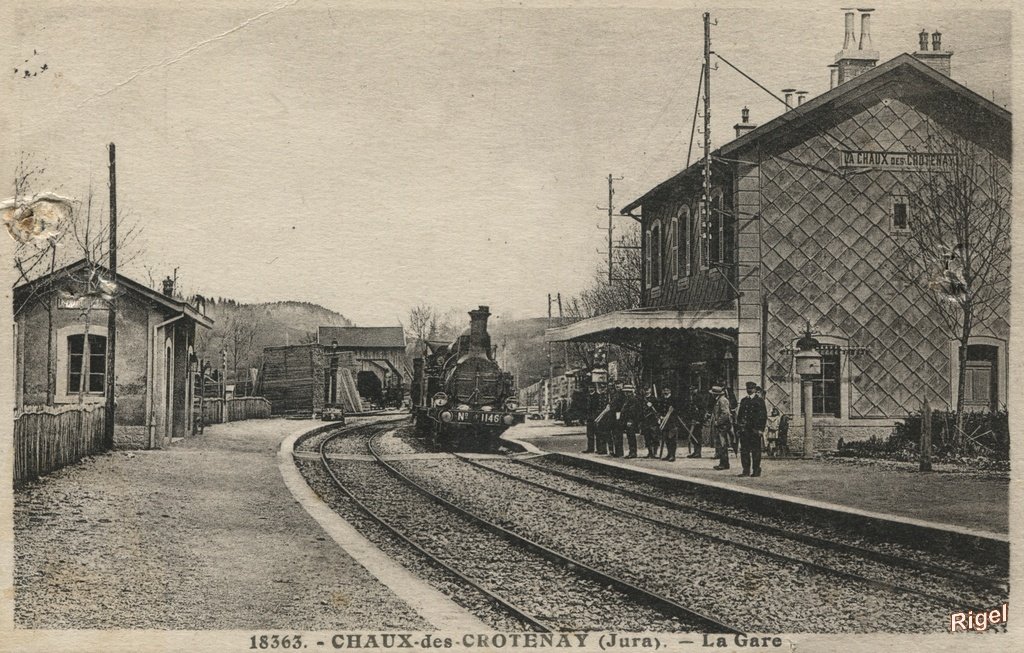 39-Chaux-des-Crotenay Gare - 18363 Les Editions CLB Besançon.jpg