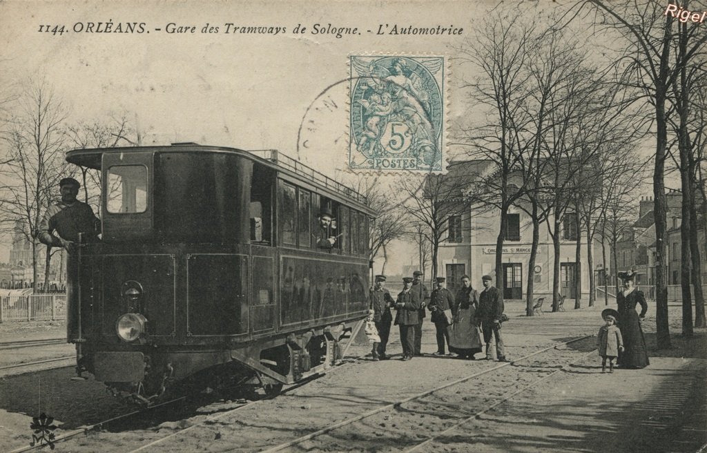 45-Orléans - Gare Tramways Sologne - Automotrice - 1144 Marcel Marron.jpg