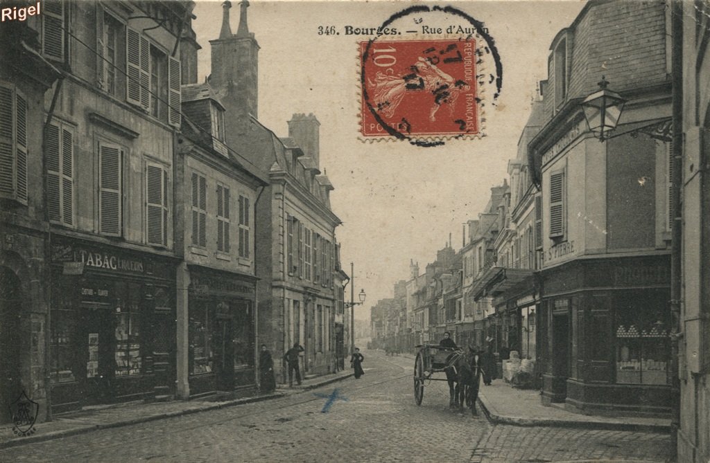 18-Bourges - Rue d'Auron - 346 Aristide Auxenfants Bourges (A.A.).jpg