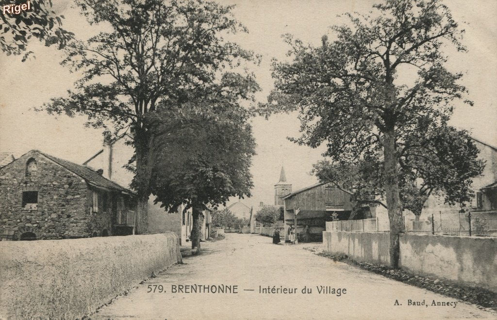 74-Brenthonne - Intérieur du Village - 579 A Baud Annecy.jpg