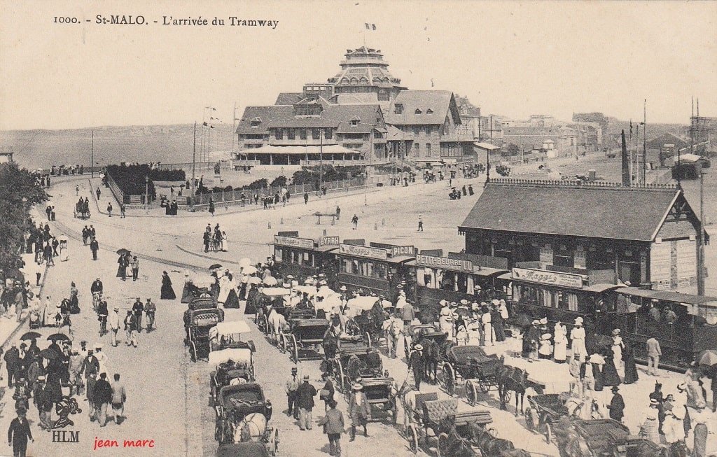 Saint-Malo - L'Arrivée du Tramway Collection H.L.M..jpg