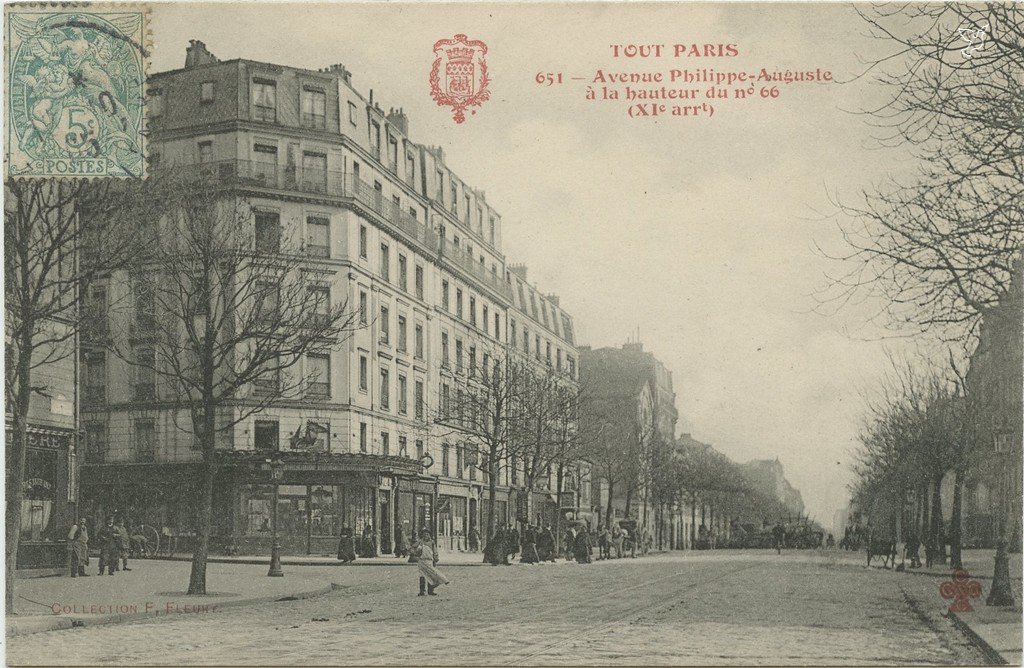 Z - 651 - Avenue Philippe Auguste au n°66.jpg