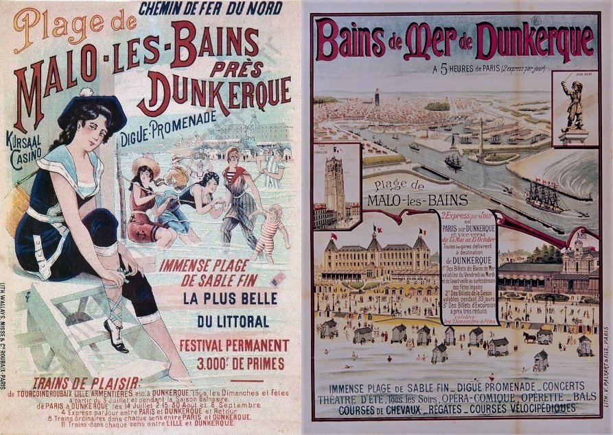 Malo les Bains - Affiches publicitaires Plage et Casino de Malo-les-Bains.jpg