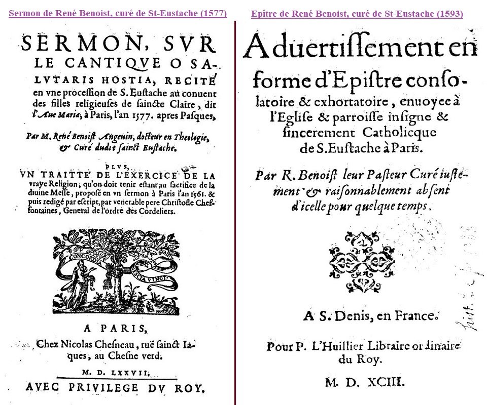 Sermon et Epitre de René Benoist, curé de l'Eglise Saint-Eustache 1577 et 1593.jpg