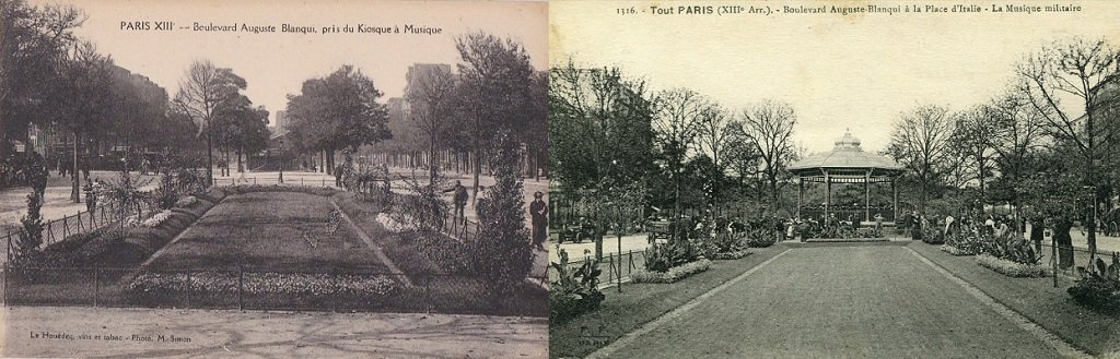 Station Corvisart vue du Kiosque à musique - Kiosque du boulevard Blanqui.jpg