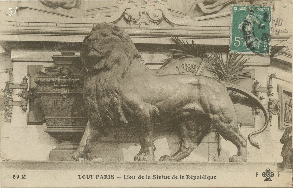 Z - 59 M - Lion de la Statue de la République.jpg