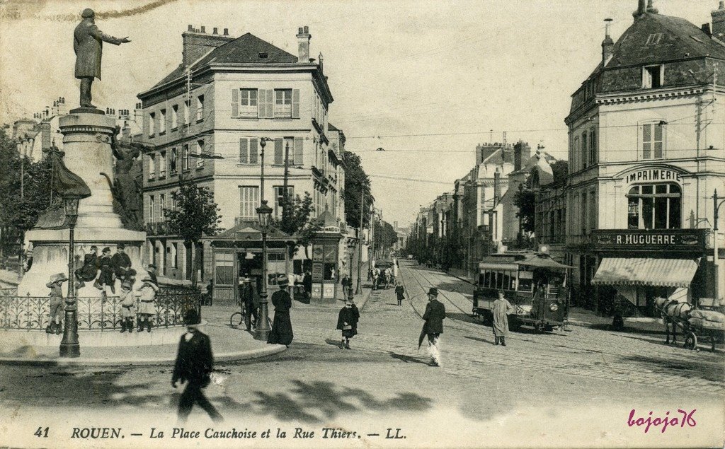 76-Rouen-Place Cauchoise et Rue Thiers.jpg