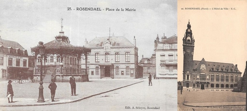 Rosendael - Place de la Mairie et Kiosque à musique - Le nouvel Hôtel-de-Ville.jpg