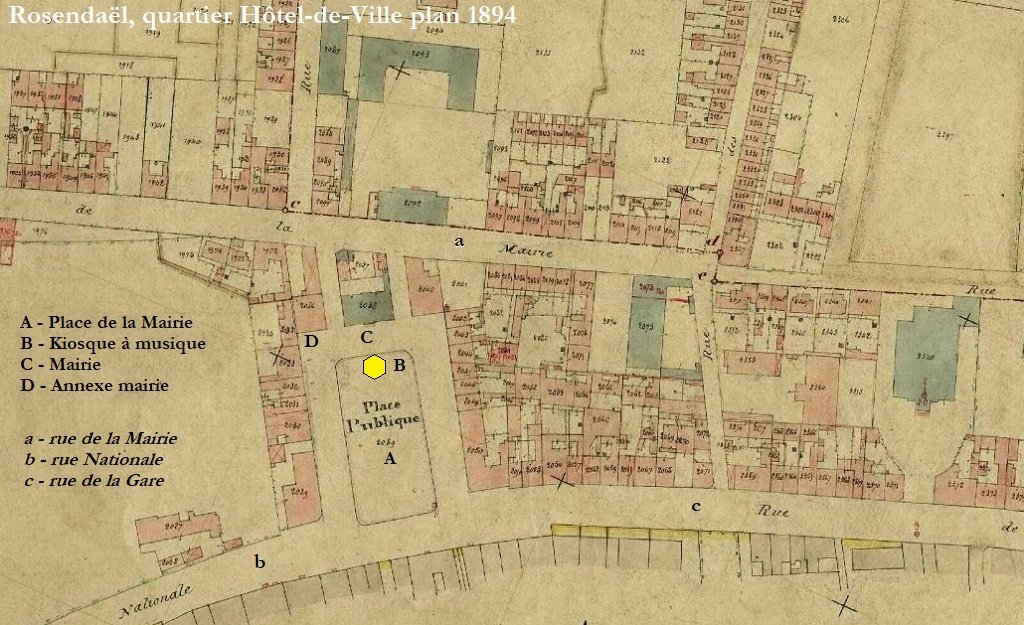 Rosendael - Plan 1894 détail place de la Mairie.jpg