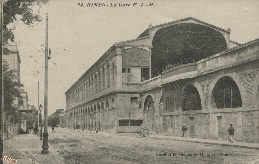 30-Nimes - La Gare PLM - 94 Marchat.jpg