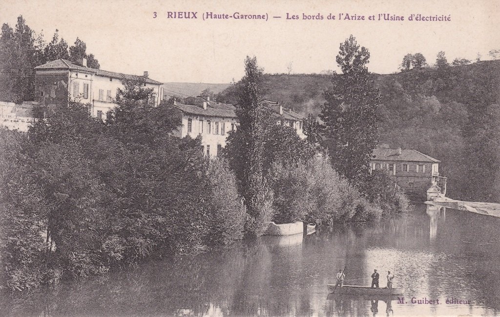 Rieux-Volvestre - Les bords de l'Arize et l'usine d'électricité.jpg