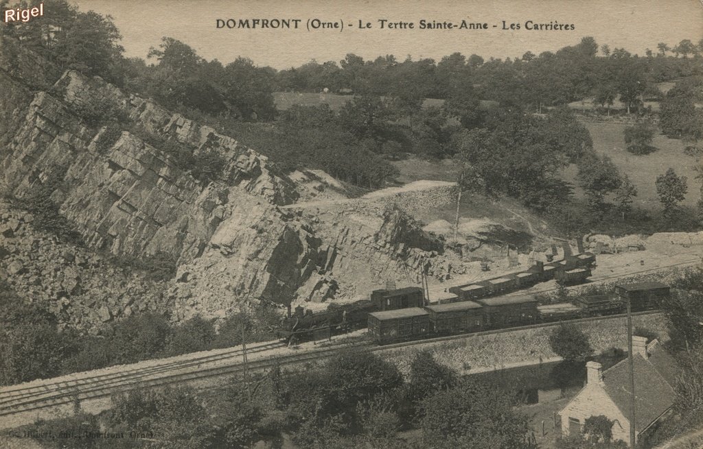 61-Domfront - Le Tertre Sainte-Anne - Les carrières - G Hubert édit.jpg