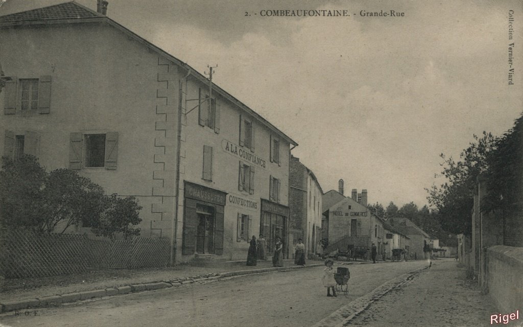 70-Combeaufontaine - Grande-Rue - 2 R O F - Collection Vernier-Viaed.jpg