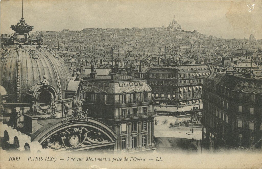 Z - 1009 - Vue sur Montmartre prise de l'Opera.jpg