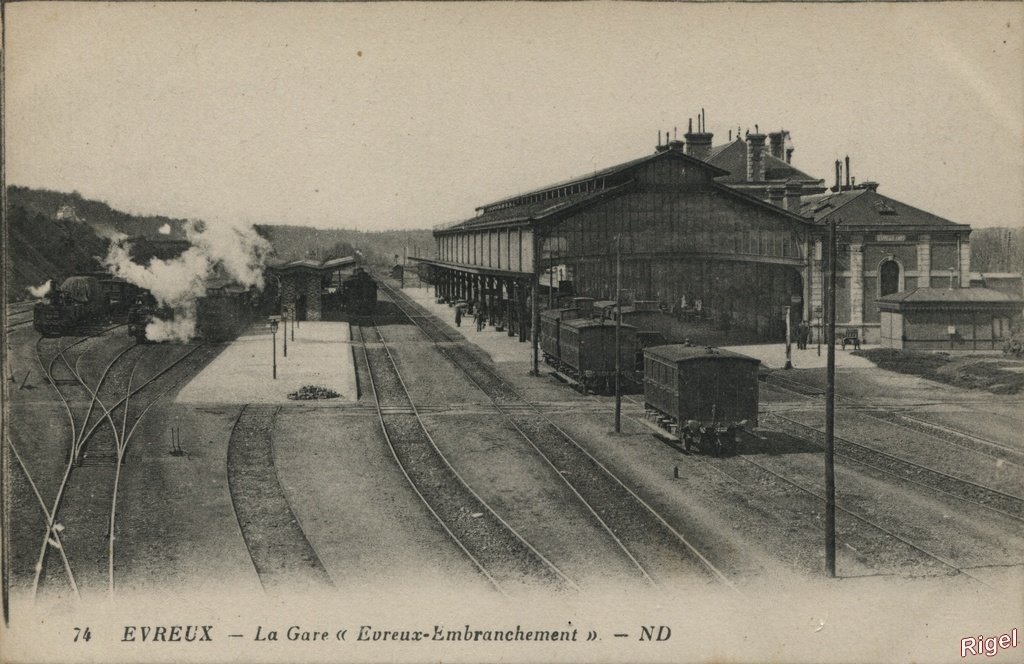 27-Evreux - Gare Evreux-Embranchement - 74 ND.jpg