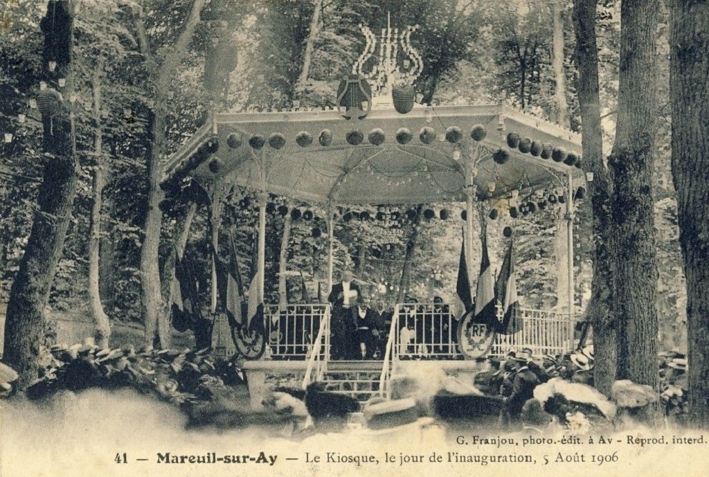 Mareuil sur Ay - Inauguration du Kiosque à musique 5 août 1906.jpg