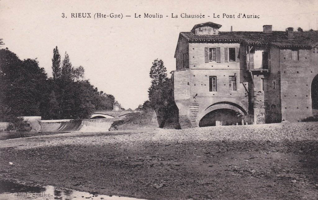 Rieux-Volvestre - Le Moulin - La Chaussée - Le Pont d'Auriac.jpg