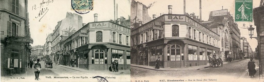 Rue Pigalle - Restaurant Tabarin Lajunie et la Boite à Fursy (cliché Ombellule, Cparama) - Rue Massé.jpg